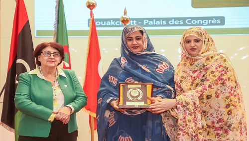 برعاية السيدة الموريتانية الأولى ومشاركة وزيرات المرأة في دول المغرب العربي: ملتقى رفيع المستوى حول تمكين المرأة بنواكشوط  