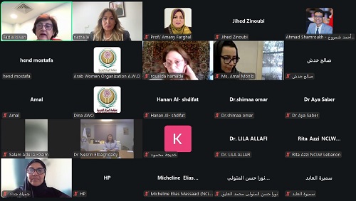 منظمة المرأة العربية تناقش السلوك الانتخابي للنساء العربيات وسبل الانتقال من التمثيل الكمي إلى التأثير السياسي