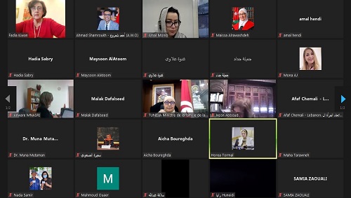 منظمة المرأة العربية تعقد ورشة عمل افتراضية لعرض ومناقشة مخرجات المرحلة الثانية من البحث التوثيقي 