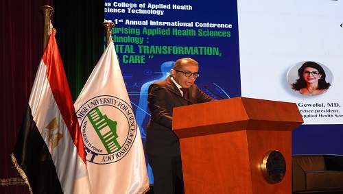 منظمة المرأة العربية تُشارك في المؤتمر الدولي الأول لكلية تكنولوجيا العلوم الصحية التطبيقية بجامعة مصر للعلوم والتكنولوجيا
