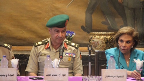 انطلاق الدورة التدريبية لمنظمة المرأة العربية  بالتعاون مع اكاديمية ناصر العسكرية في