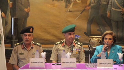 انطلاق الدورة التدريبية لمنظمة المرأة العربية  بالتعاون مع اكاديمية ناصر العسكرية