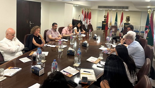 منظمة المرأة العربية تستقبل وفدًا من الشبكة العالمية لحقوق الإنسان في مقرها بالقاهرة