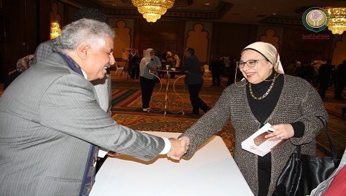 منظمة المرأة العربية تشارك في حفل توقيع ديوان "بخور الروح" لصالح مرضى معهد الأورام