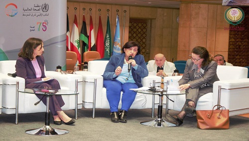 منظمة المرأة العربية تُشارك في الحلقة النقاشية الإقليمية: "صحة المرأة والمساواة بين الجنسين: عناصر أساسية لمستقبل أفضل في إقليم شرق المتوسط"