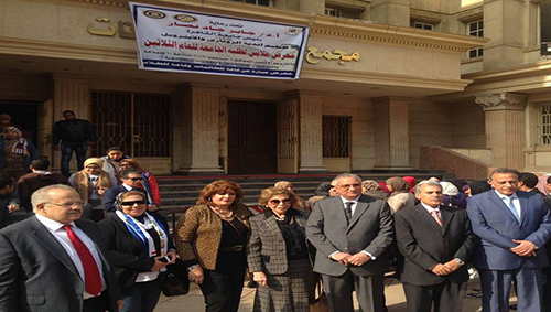 السفيرة مرفت تلاوي تشارك في افتتاح مشروع أندية الروتاري والاينرويل بجامعة القاهرة