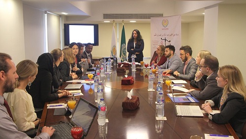 منظمة المرأة العربية تستقبل وفداً من القيادات الشبابية الأوروبية والأمريكية والكندية ا