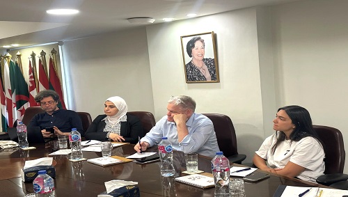 منظمة المرأة العربية تستقبل وفدًا من الشبكة العالمية لحقوق الإنسان في مقرها بالقاهرة